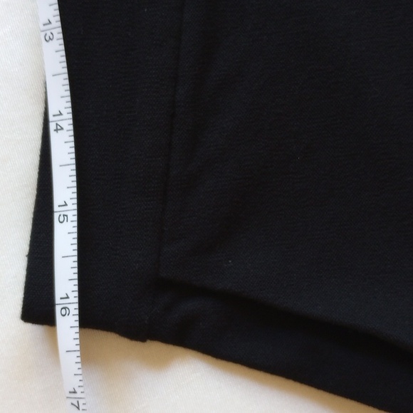 Eileen Fisher Petite Jersey Viscose Cropped Crepe Wide Leg Pants 12P Black - Picture 6 of 9